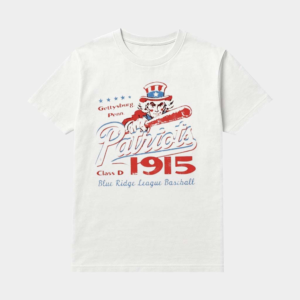 Gettysburg Patriots Pennsylvania Blue Ridge League Baseball Class D 1915 Shirt Fan Merch