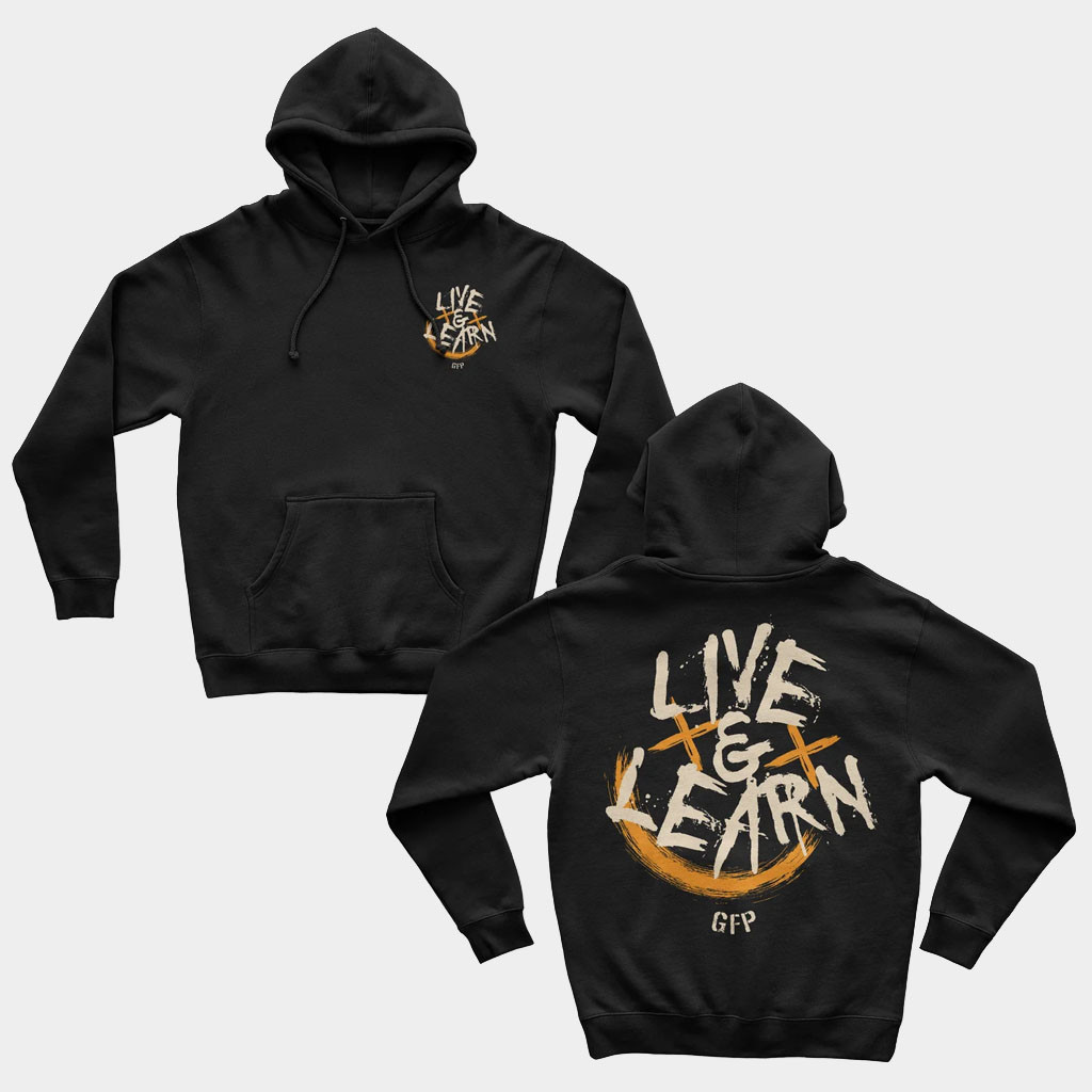 GFP Merch 2026 Live And Learn Hoodie Gabe Farrell Productions Hoodie Gifts Ideas For Sisters GFP Merch 2026 Live And Learn Hoodie Gabe Farrell Productions Hoodie Gifts Ideas For Sisters