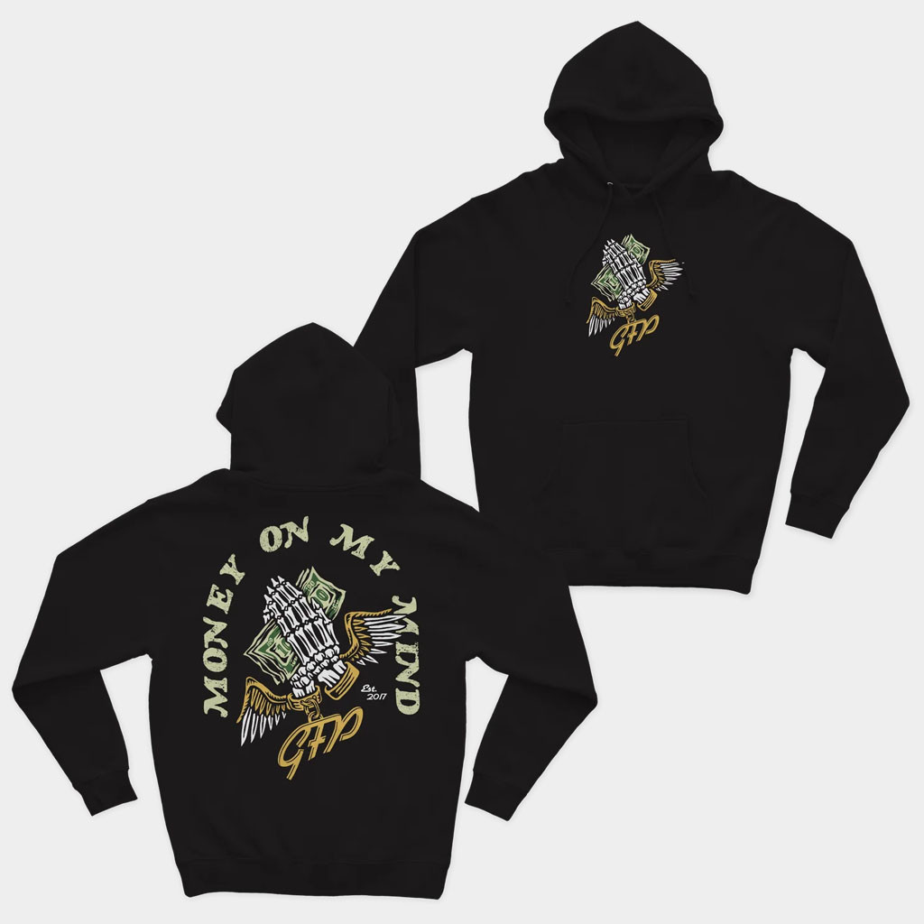 GFP Merch 2026 Money On My Mind Hoodie Birthday Presents For Boyfriend