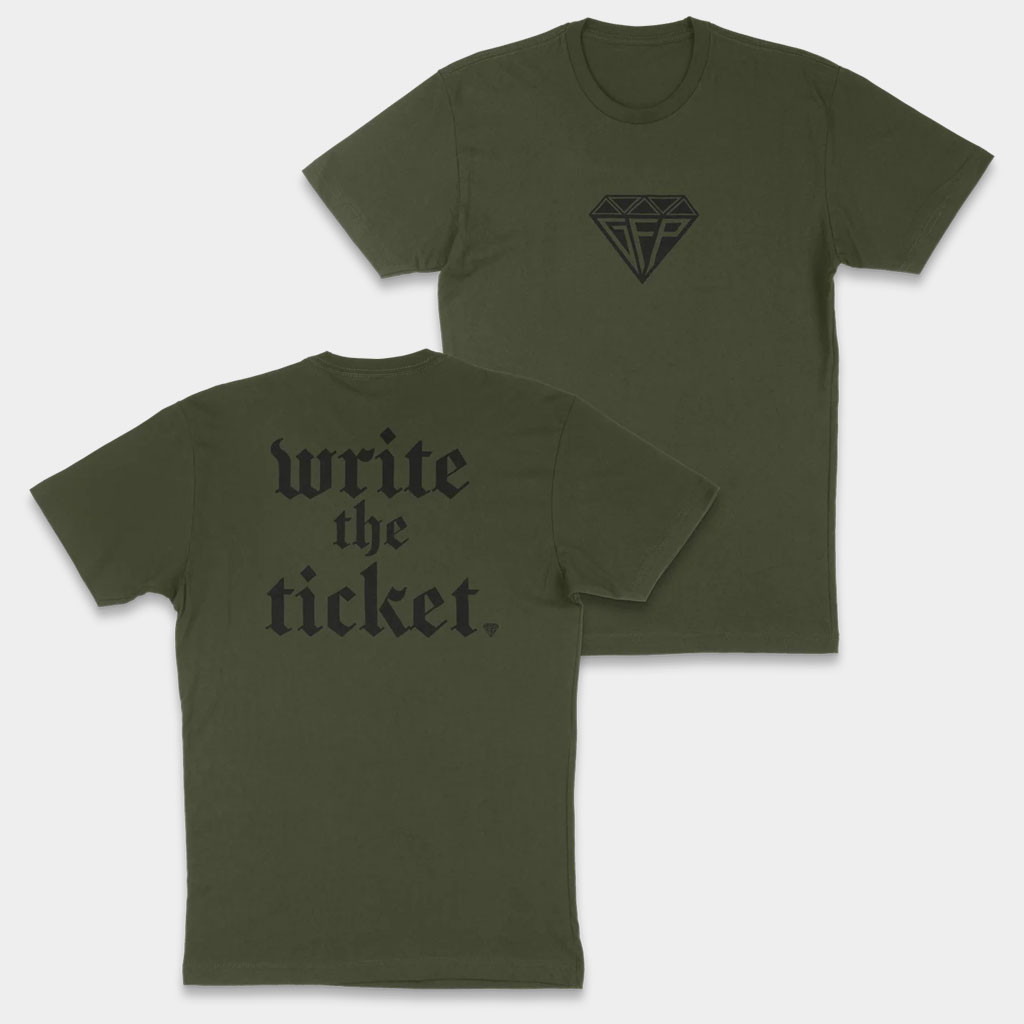 GFP Merch 2026 Write The Ticket T-Shirt Gabe Farrell Productions Shirt Gifts Ideas For Mom