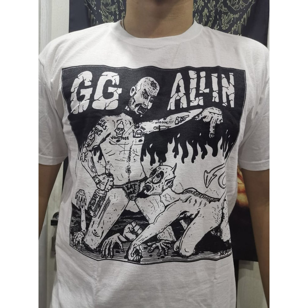 GG Allin Shirt Funny Vintage T-Shirt Gifts For Rock Music Fans