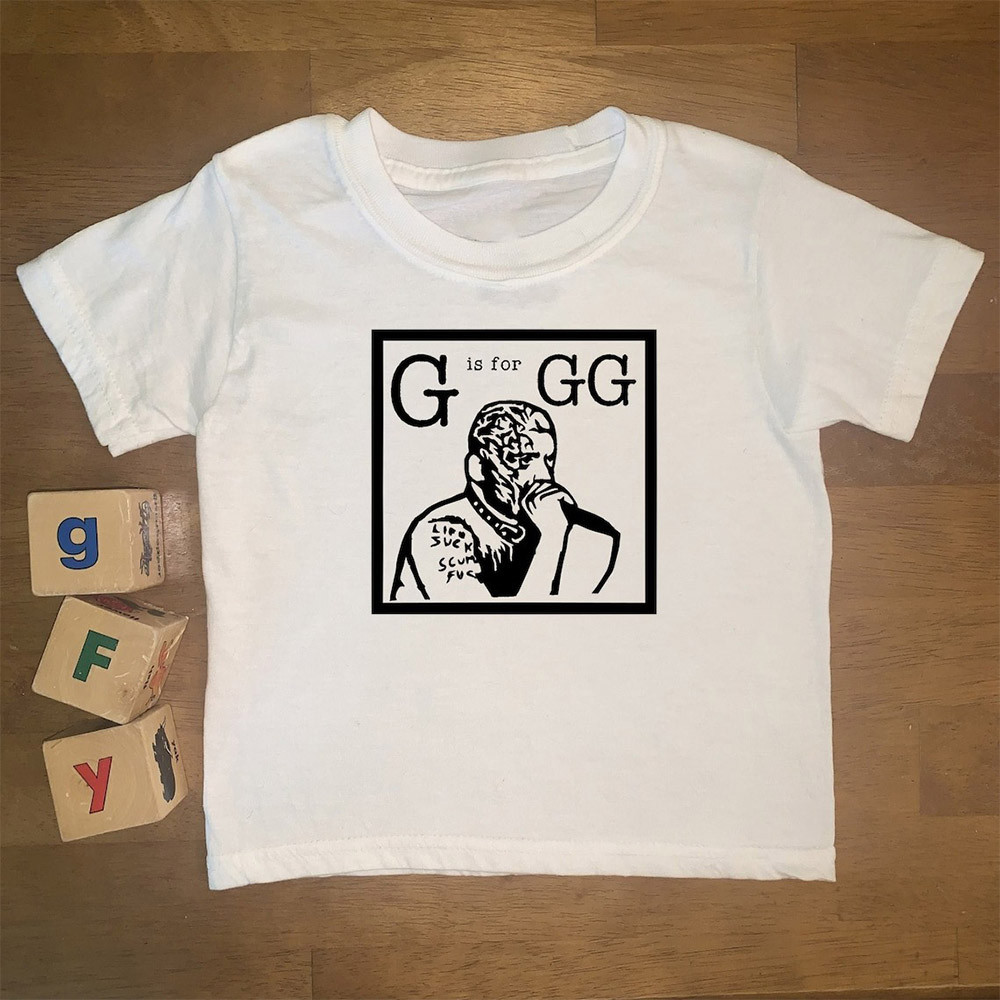 GG Allin Shirt G Is For GG Vintage T-Shirt Gifts For Music Lovers