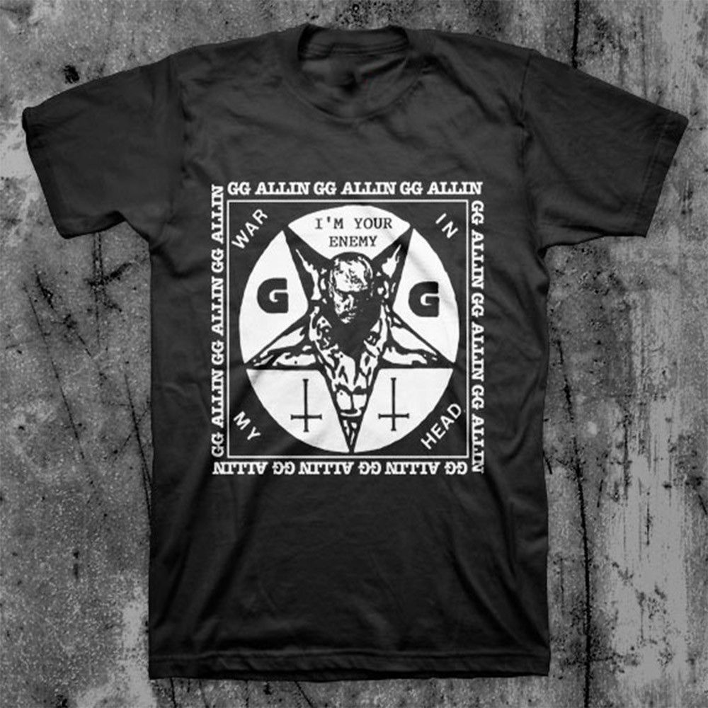 GG Allin Shirt I'm Your Enemy War In My Head T-Shirt Gifts For GG Allin Fans