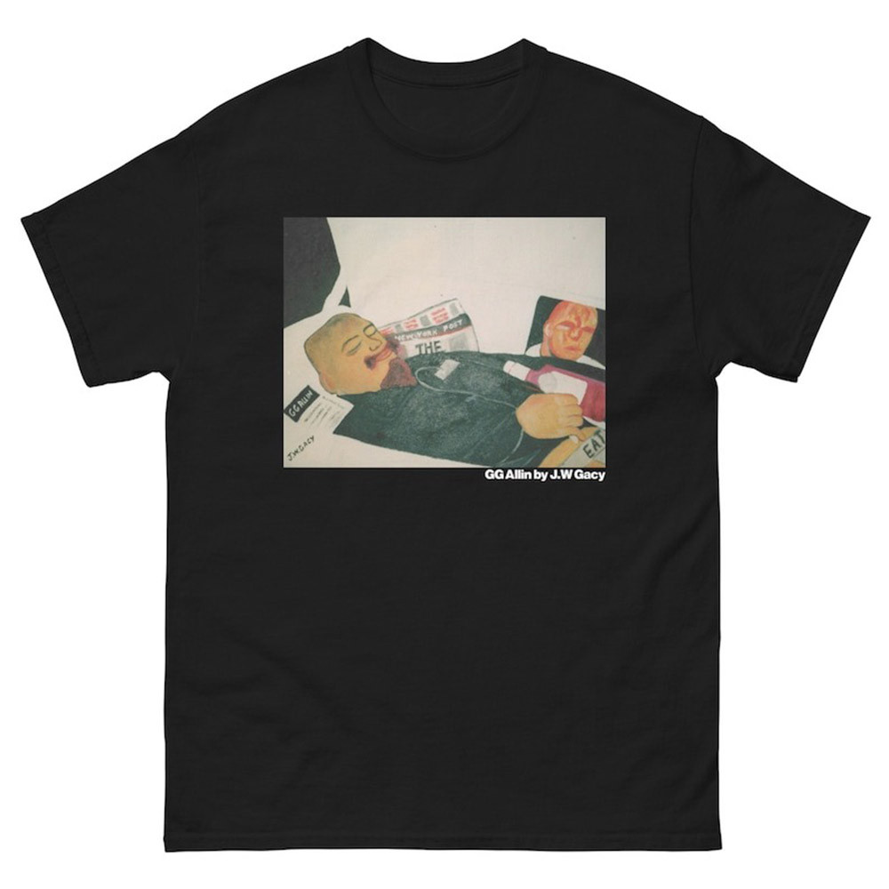 GG Allin Shirt Rock Music Funny GG Allin T-Shirt Gifts For Music Fans