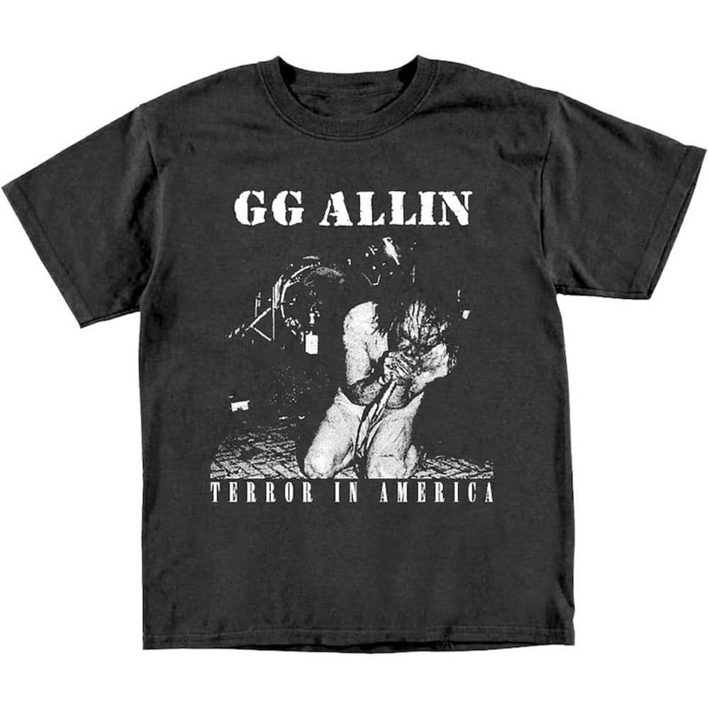 GG Allin Shirt Terror In America T-Shirt Gifts For GG Allin Fans