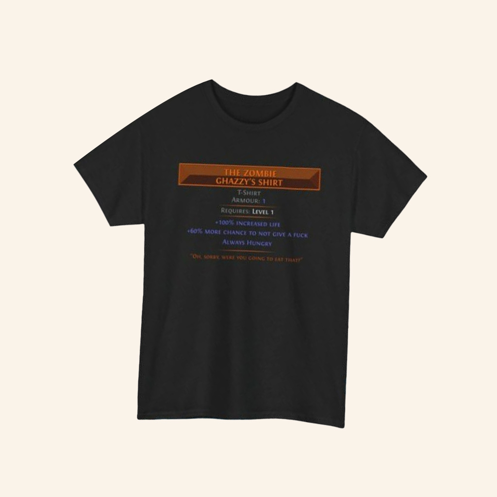 Ghazzytv Merch The Zombie Ghazzy's Shirt Gifts For Father Ghazzytv Merch The Zombie Ghazzy's Shirt Gifts For Father