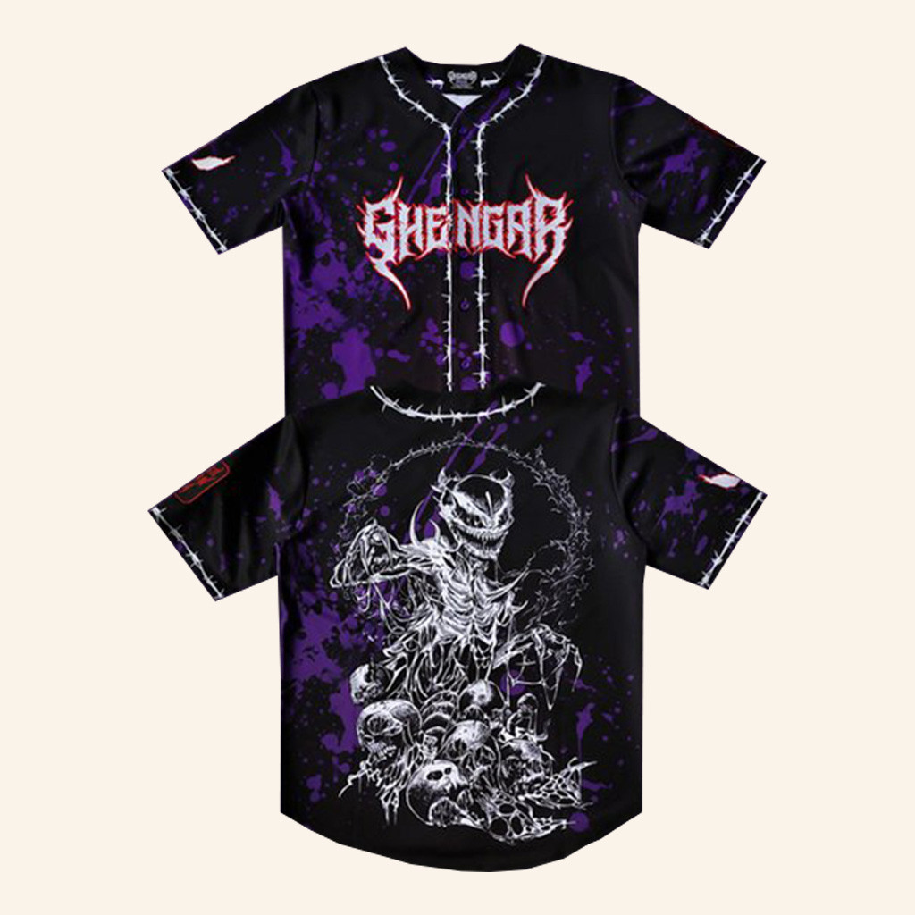 Ghengar Merch Ghastly X Ghengar Double Jersey Cool Gifts For Music Lovers Ghengar Merch Ghastly X Ghengar Double Jersey Cool Gifts For Music Lovers