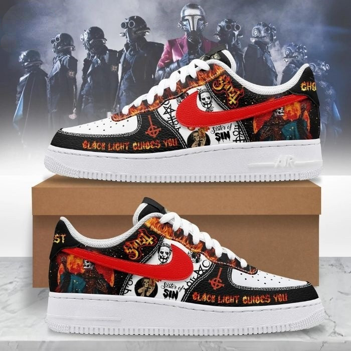 Ghost Band Nike Air Force Shoes Gift For Concert Lover