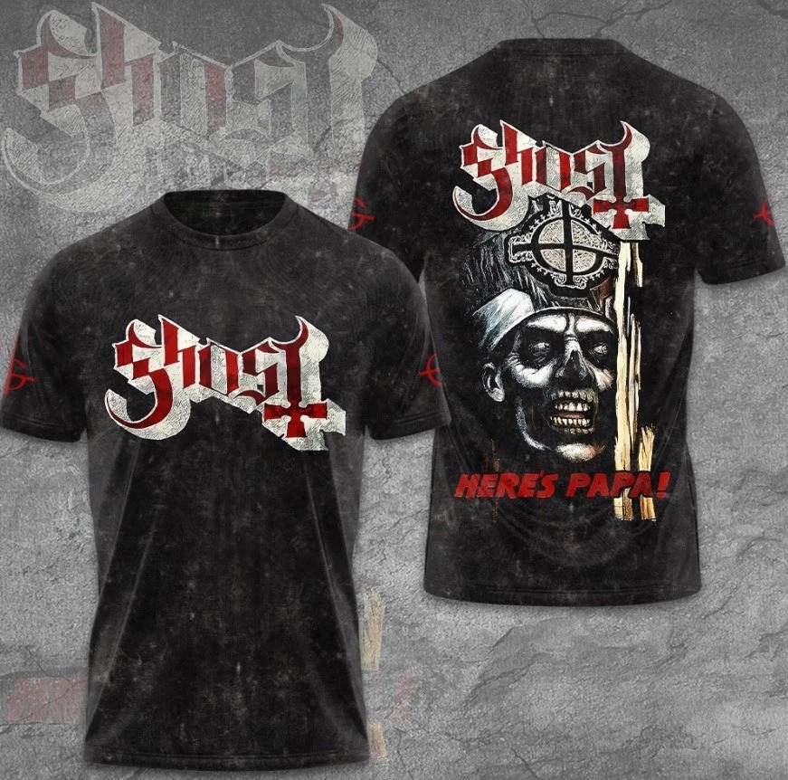 Ghost Band Tour 2025 T-Shirt Gifts For Music Lovers Men Women