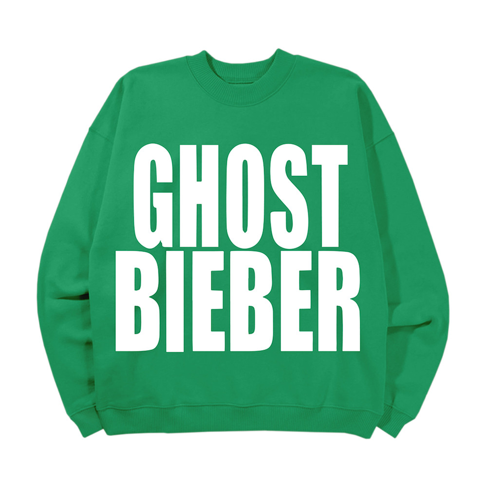 Ghost Bieber Justin Bieber Sweatshirt Justin Bieber Tour 2026 Apparel Cool Gift For Pop Music Lovers