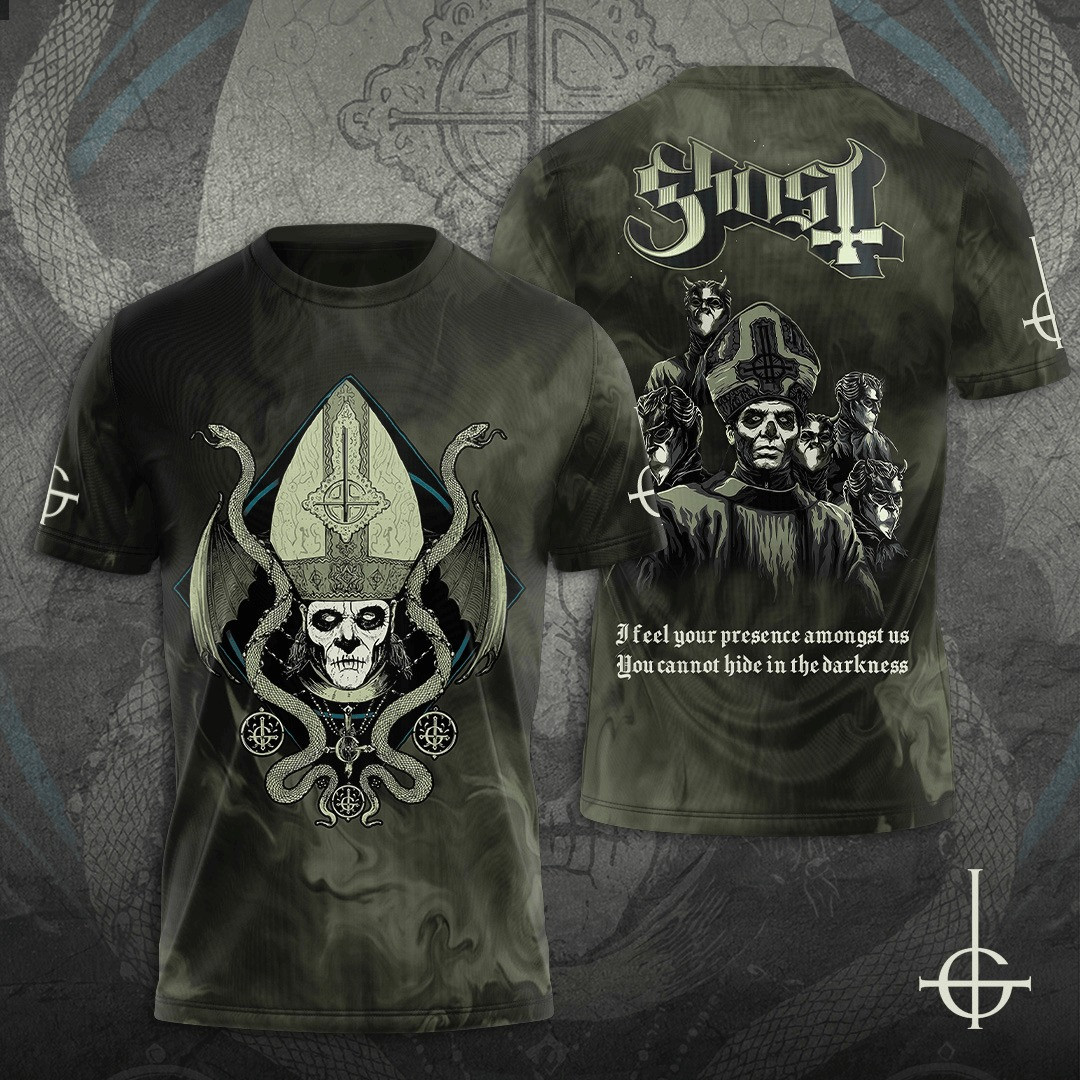 Ghost Feel Your Presence Amongst UsT-Shirt Best Gifts For Music Lovers