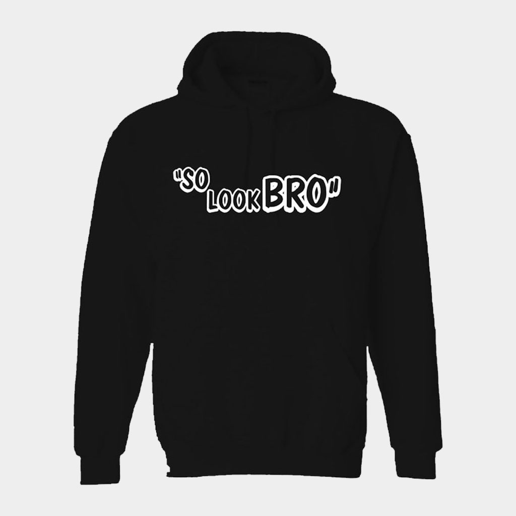 Ghost Gang Merch Black White SO LOOK BRO Ghost Gang Hoodie Present For Brother-1 Ghost Gang Merch Black White SO LOOK BRO Ghost Gang Hoodie Present For Brother-1
