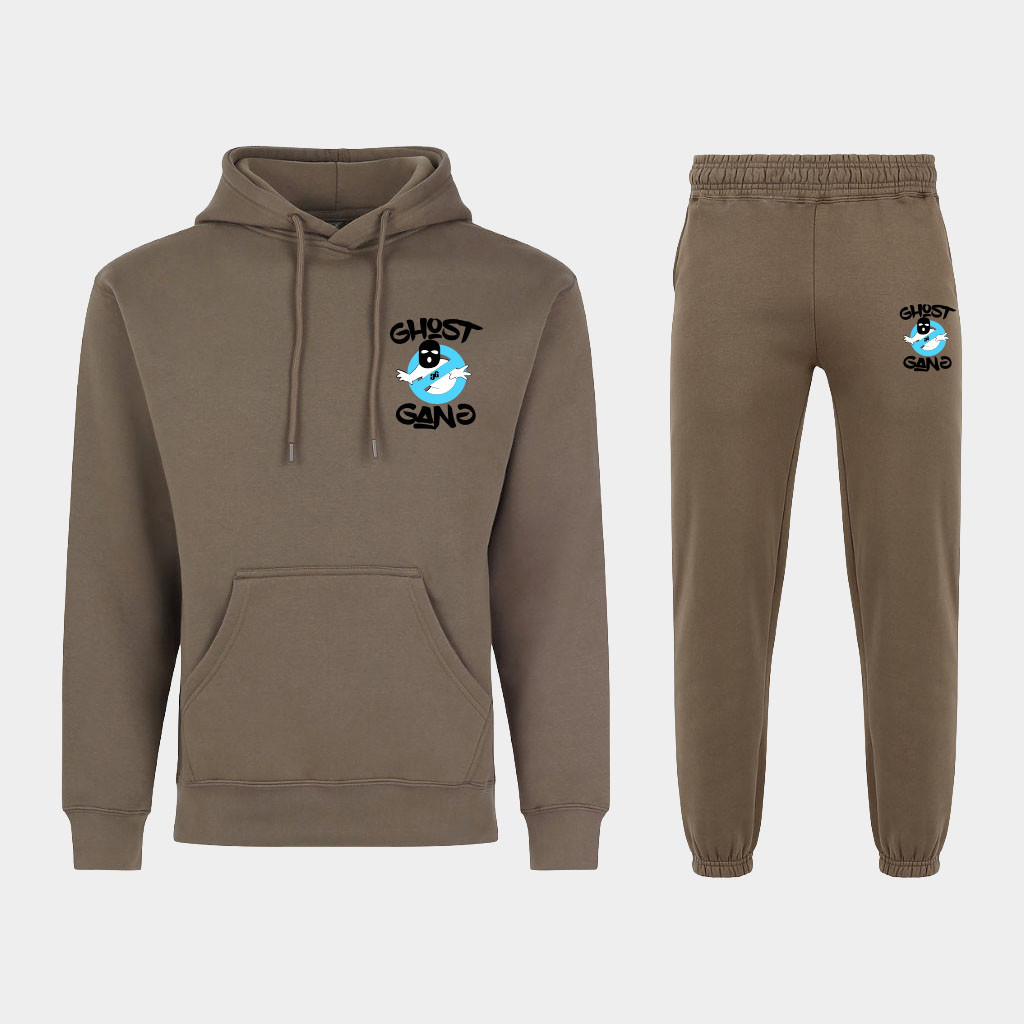 Ghost Gang Merch GG Hoodie And Sweatpant Sets Gift Ideas For Him Her