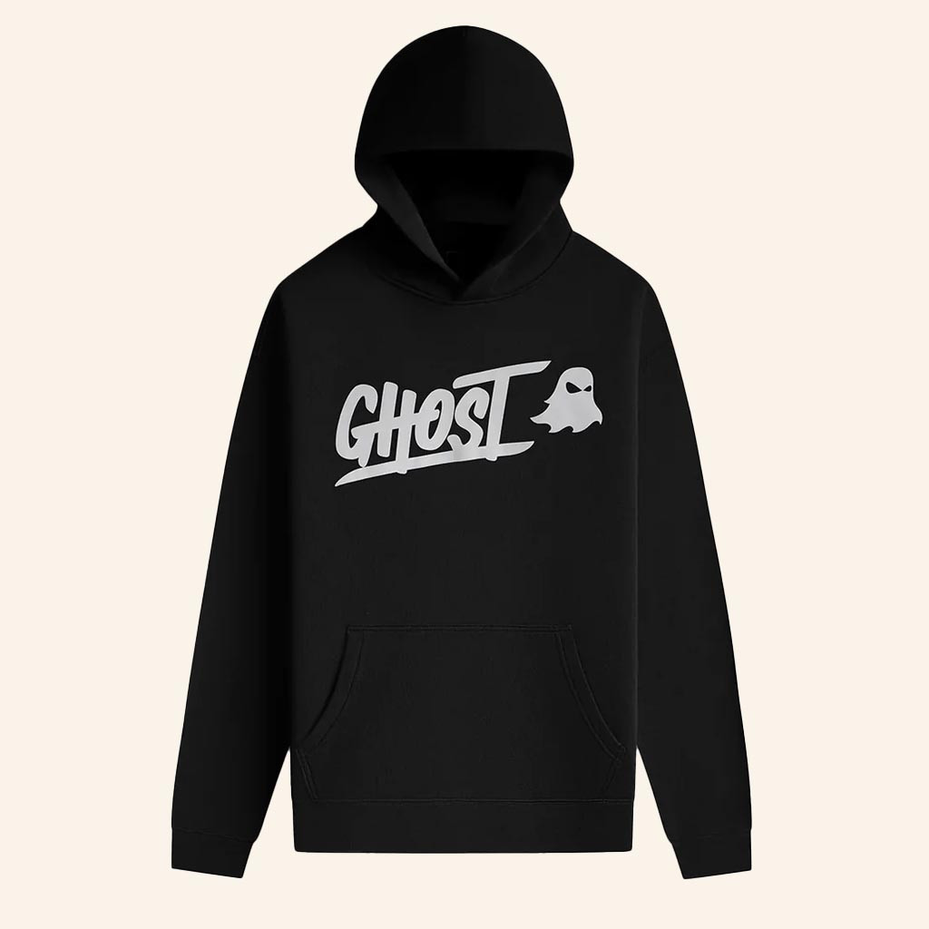 Ghost Lifestyle Merch Ghost Core Logo Hoodie Black Good Gifts For Boyfriend
