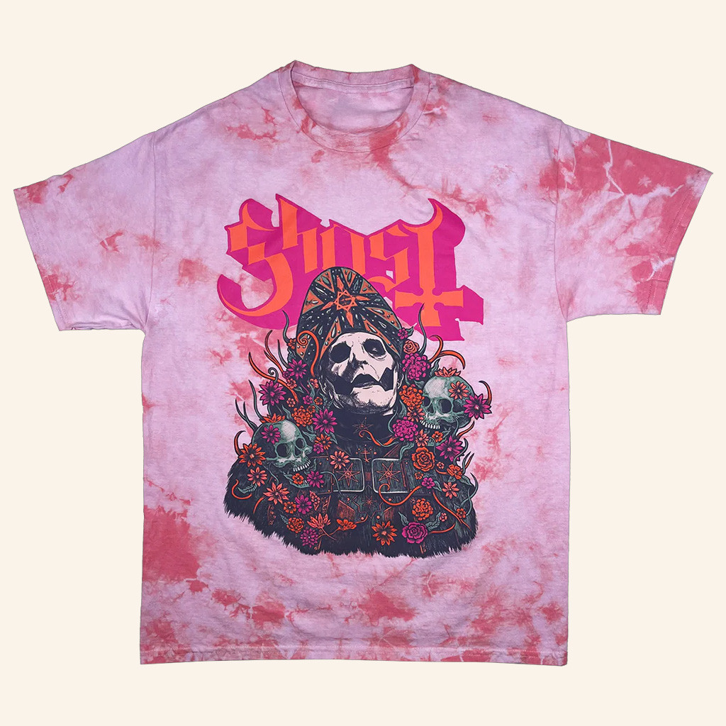 Ghost Merch Bliss In Pink Tie Dye T-Shirt Christmas Gift Ideas For Sister Ghost Merch Bliss In Pink Tie Dye T-Shirt Christmas Gift Ideas For Sister