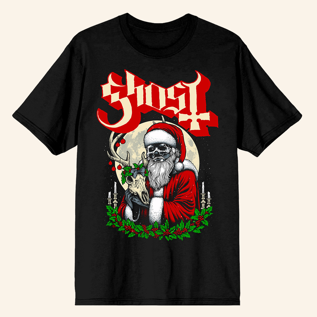 Ghost Merch Father Christmas T-Shirt Ghost Shirt Xmas Gifts For Dad Ghost Merch Father Christmas T-Shirt Ghost Shirt Xmas Gifts For Dad
