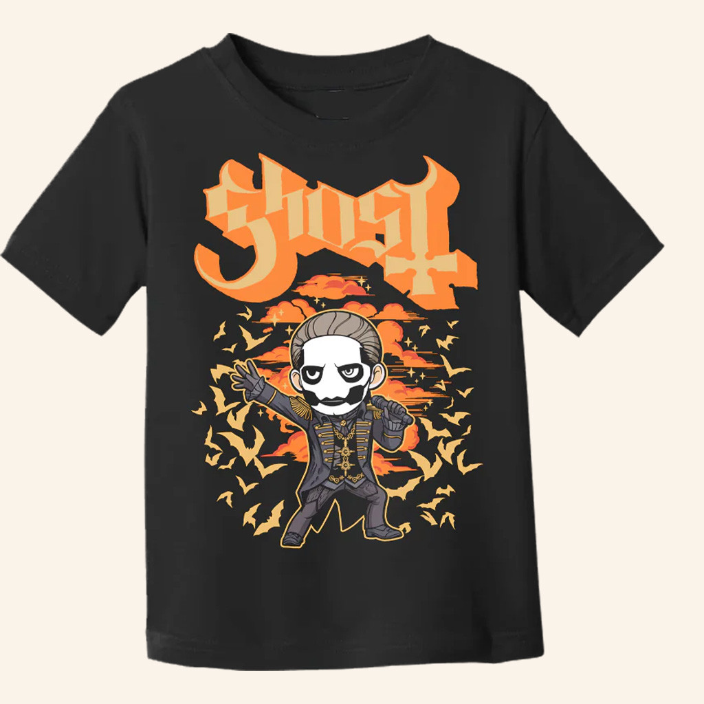 Ghost Merch Orange Bat T-Shirt Christmas Present For Husband Ghost Merch Orange Bat T-Shirt Christmas Present For Husband