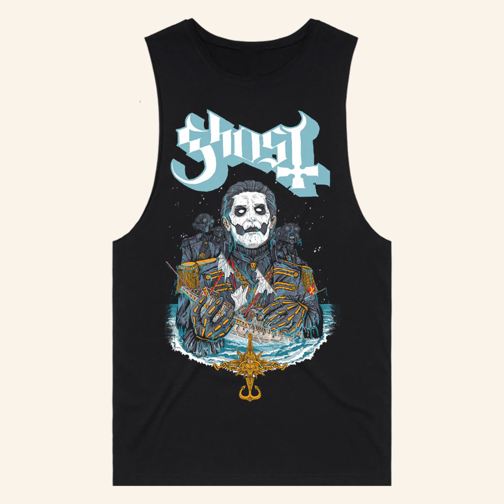 Ghost Merch Papa Van Der Decken Muscle Tank Christmas Present For Son Ghost Merch Papa Van Der Decken Muscle Tank Christmas Present For Son