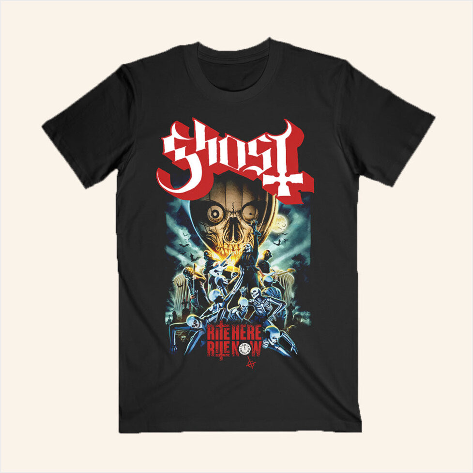 Ghost Merch Rite Here Rite Now Poster T-Shirt Gift Ideas For Fans Gifts For Best Friend