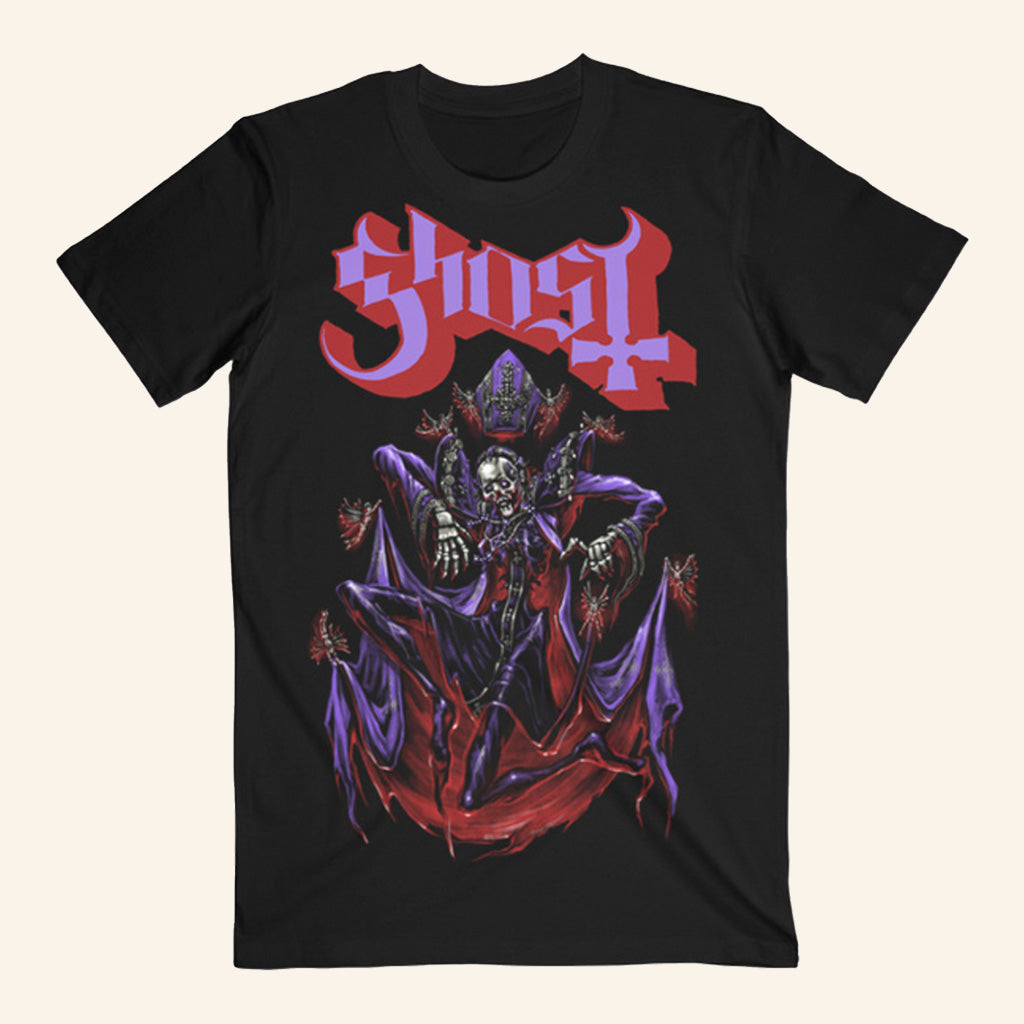 Ghost Merch Skeleta 2025 Ghost Levitation T-Shirt Gifts For Father Ghost Merch Skeleta 2025 Ghost Levitation T-Shirt Gifts For Father