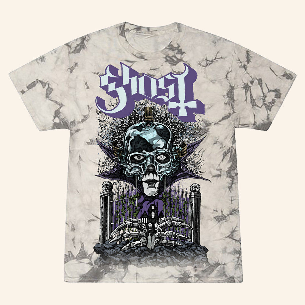 Ghost Merch Skeletour 2025 Ghost At The Gates T-Shirt Gifts For Dad Ghost Merch Skeletour 2025 Ghost At The Gates T-Shirt Gifts For Dad