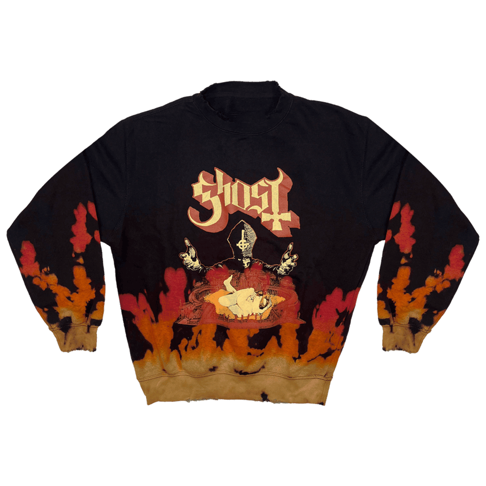 Ghost Merch Store Ghost Band Infestissumam Flames Sweatshirt Gifts For Music Fans Ghost Merch Store Ghost Band Infestissumam Flames Sweatshirt Gifts For Music Fans