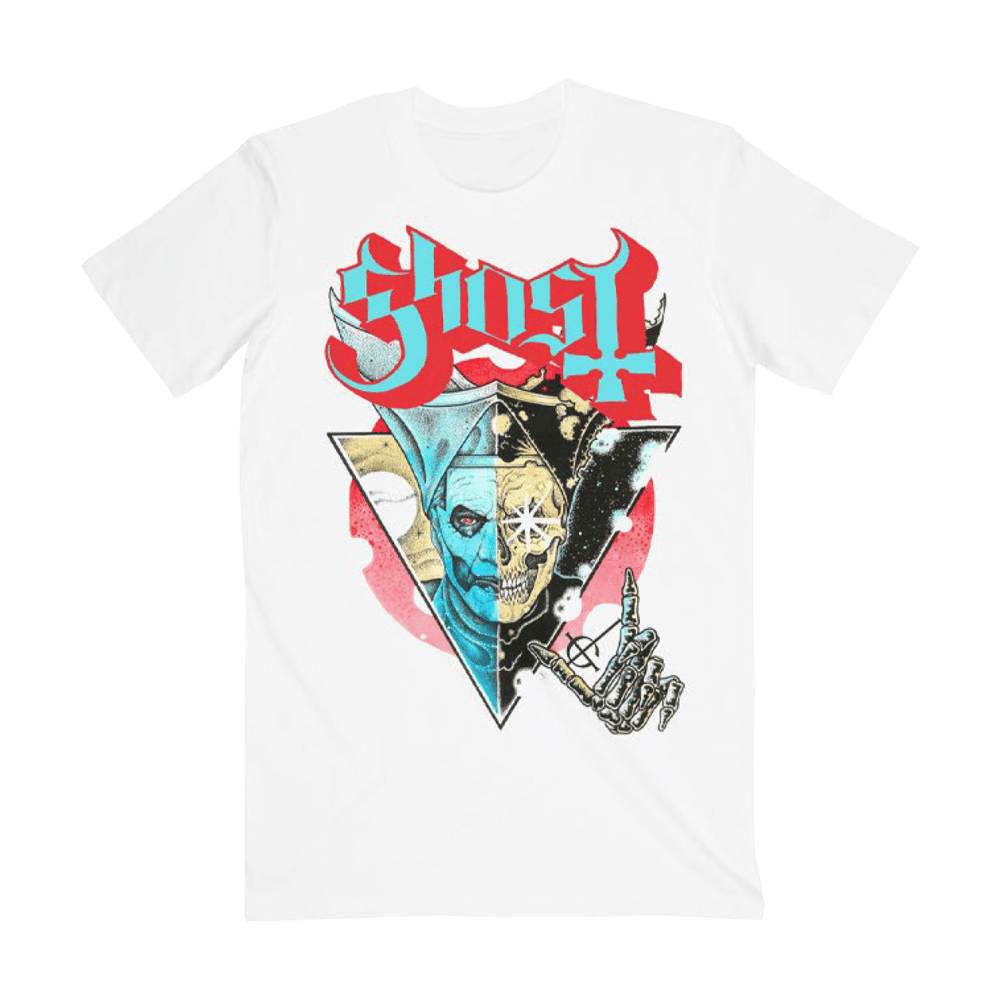 Ghost Merch Store Ghost Band Split Face T-Shirt Gifts For Music Fans Christmas Gift for Him Ghost Merch Store Ghost Band Split Face T-Shirt Gifts For Music Fans Christmas Gift for Him