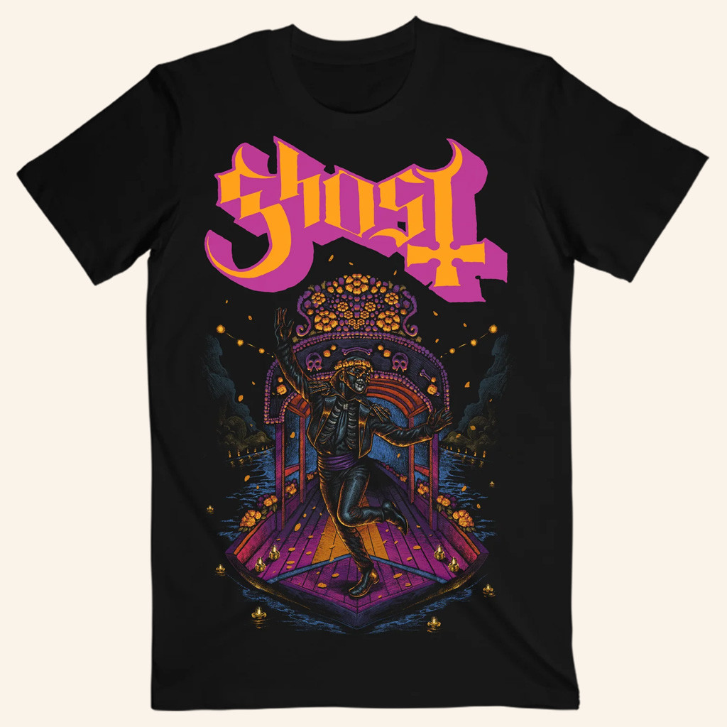 Ghost Merch Xochimilco MX T-Shirt Christmas Gifts For Rock Fans Ghost Merch Xochimilco MX T-Shirt Christmas Gifts For Rock Fans