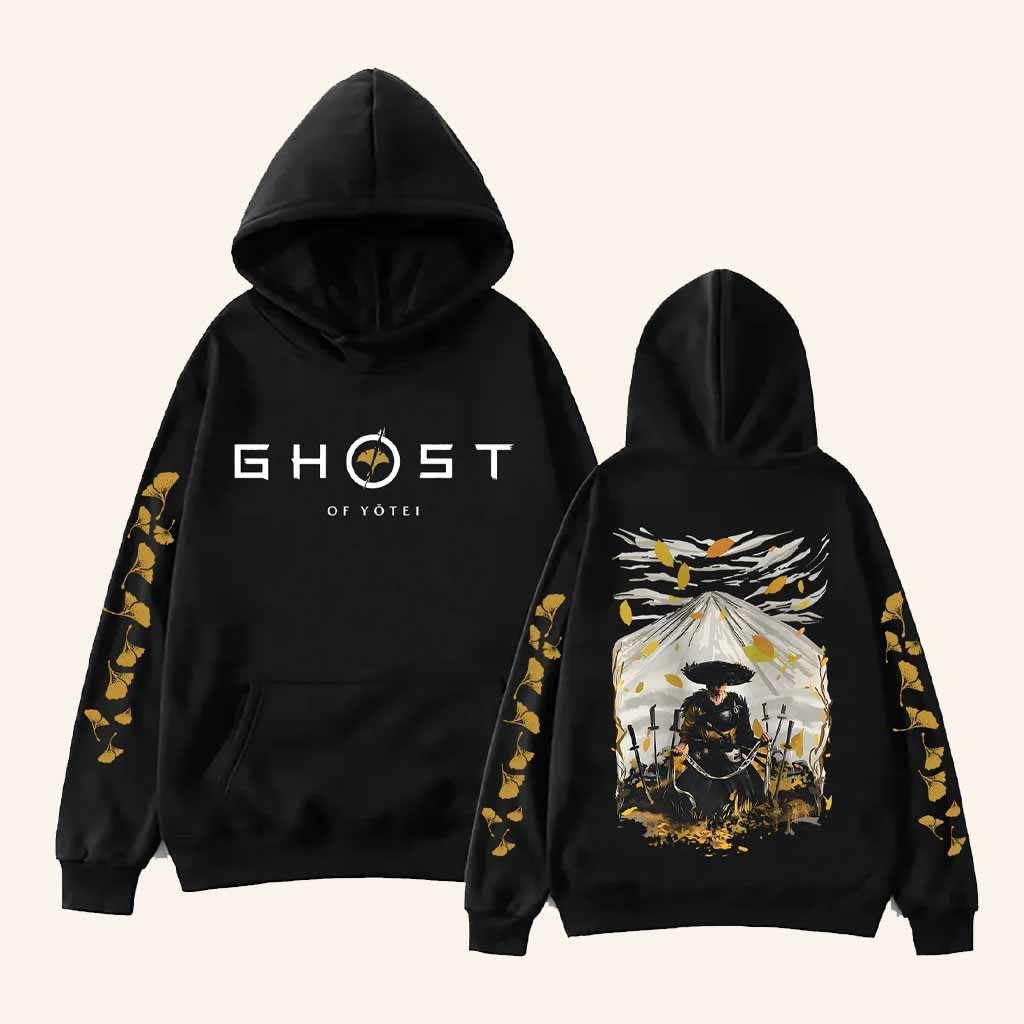 Ghost Of Yotei Merch Ghost Of Yotei Black Hoodie Best Presents For Gamers Ghost Of Yotei Merch Ghost Of Yotei Black Hoodie Best Presents For Gamers