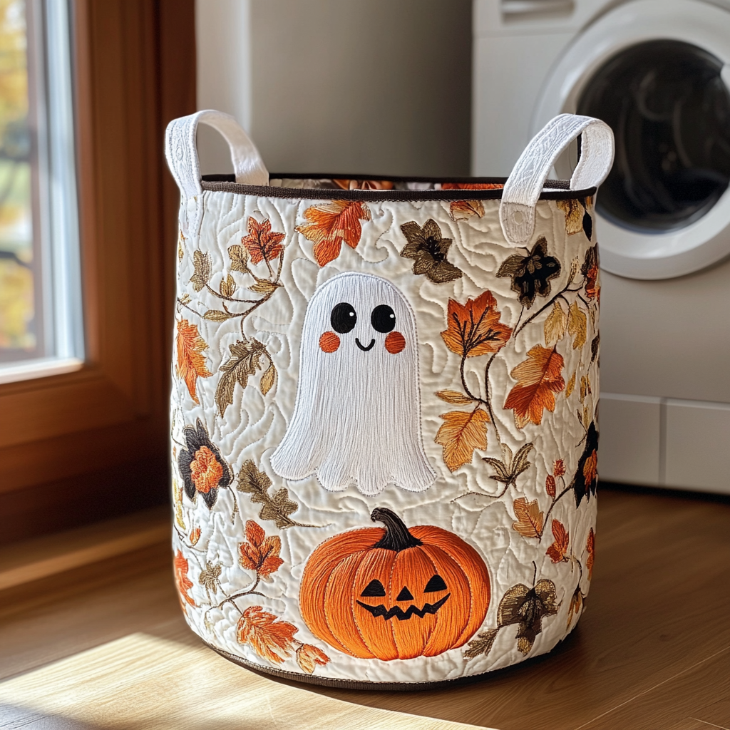 Ghost Path Quilted Laundry Basket Spring Merch Pick