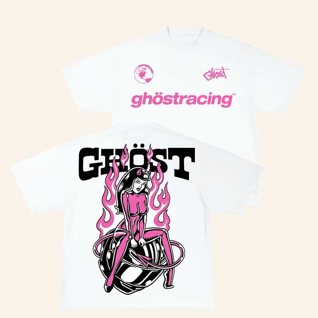 Ghost Racing Merch Ghost Girl Pink T-Shirt Birthday Gift Ideas For Sisters