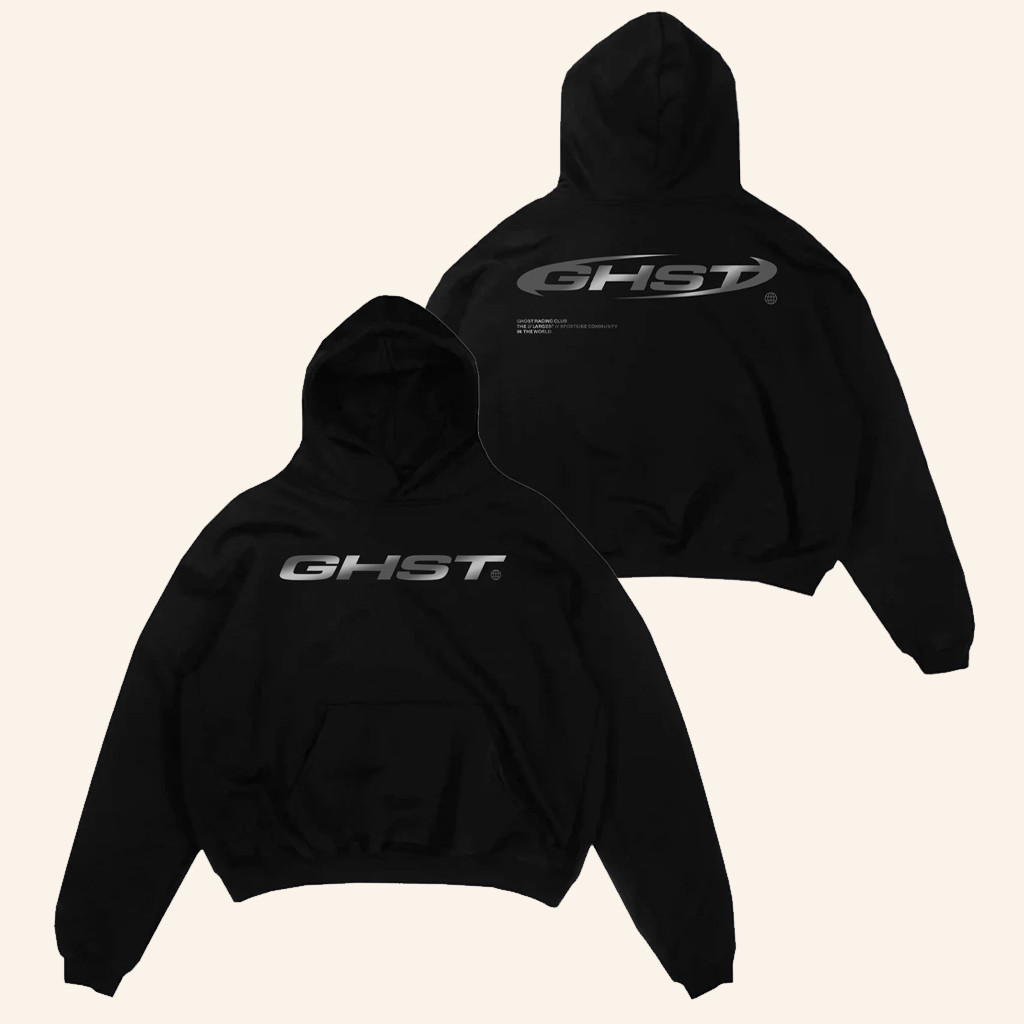 Ghost Racing Merch GHST Hoodie Birthday Present For Husband