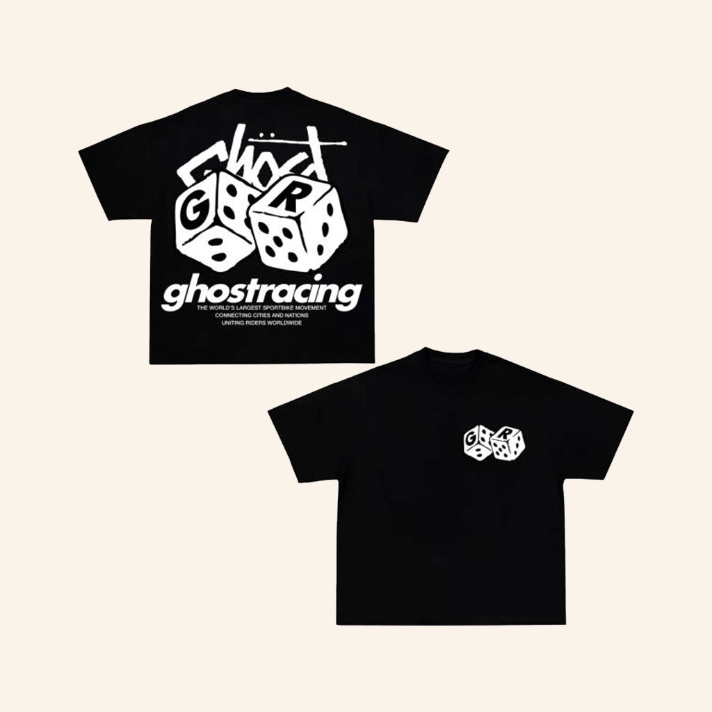 Ghost Racing Merch Loaded Dice Shirt Black Gifts For Son