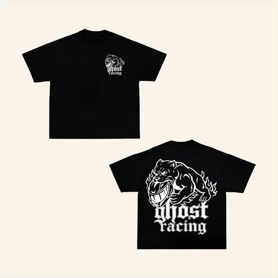 Ghost Racing Merch Pitbull Shirt Black Gifts For Dudes Birthday Gifts For Friends