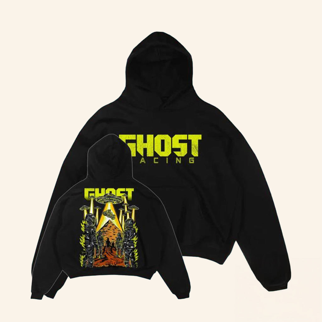 Ghost Racing Merch UFO Abduction Hoodies Gift Ideas For Him Ghost Racing Merch UFO Abduction Hoodies Gift Ideas For Him