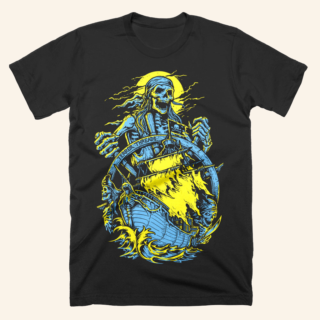 Ghost Ship T-Shirt Halloween Clothes Presents For Husband Ghost Ship T-Shirt Halloween Clothes Presents For Husband