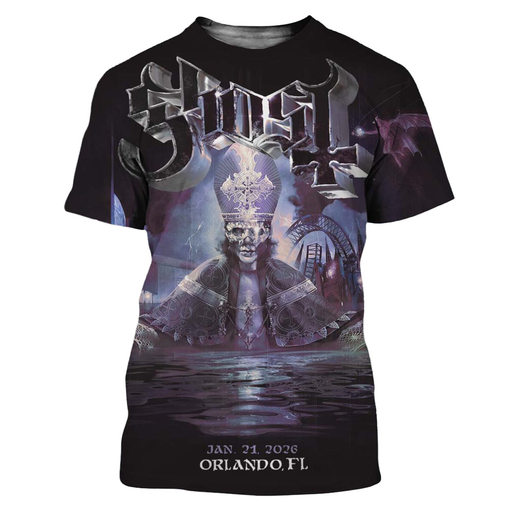 Ghost Skeletour 2026 Orlando Florida Shirt Ghost Merch Gifts For Dad