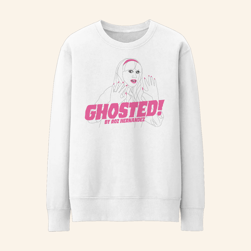 Ghosted Merch By Roz Hernandez Ghosted Crewneck Sweatshirt Christmas Gifts For Wife Ghosted Merch By Roz Hernandez Ghosted Crewneck Sweatshirt Christmas Gifts For Wife
