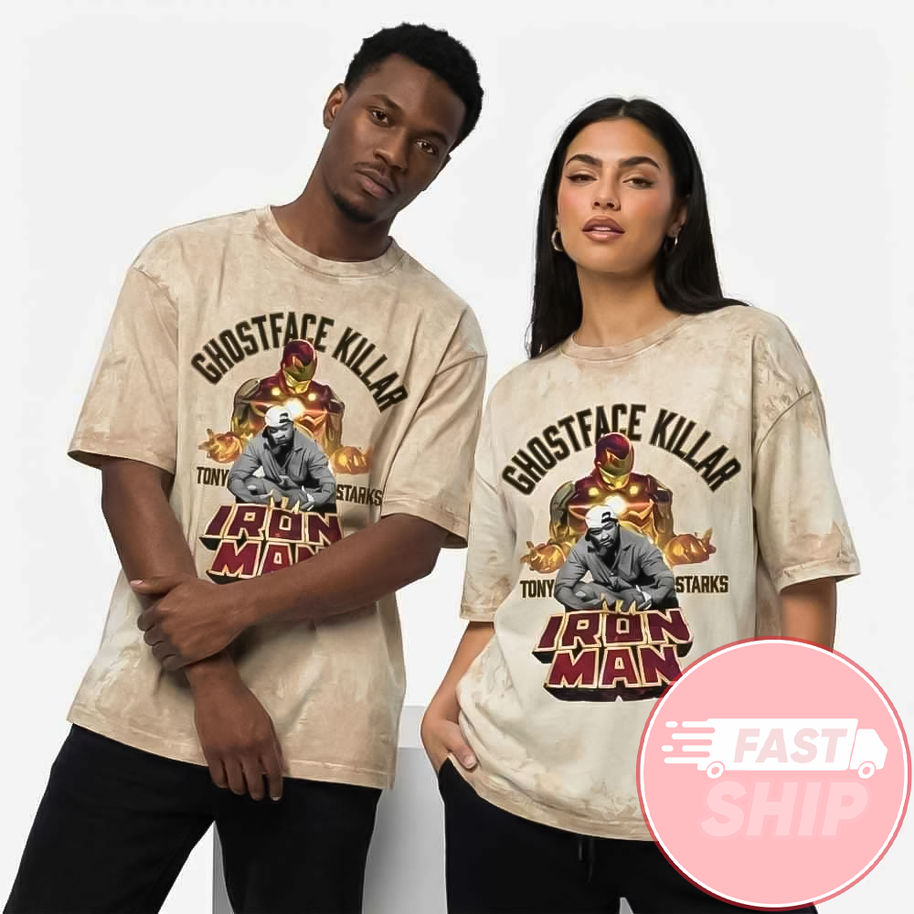 Ghostface Killah Supreme Clientele 2 Tour Spring 2026 Event Feb 14 2026 Tony Starks Iron Man Washed T-Shirt Ghostface Killah Supreme Clientele 2 Tour Spring 2026 Event Feb 14 2026 Tony Starks Iron Man Washed T-Shirt