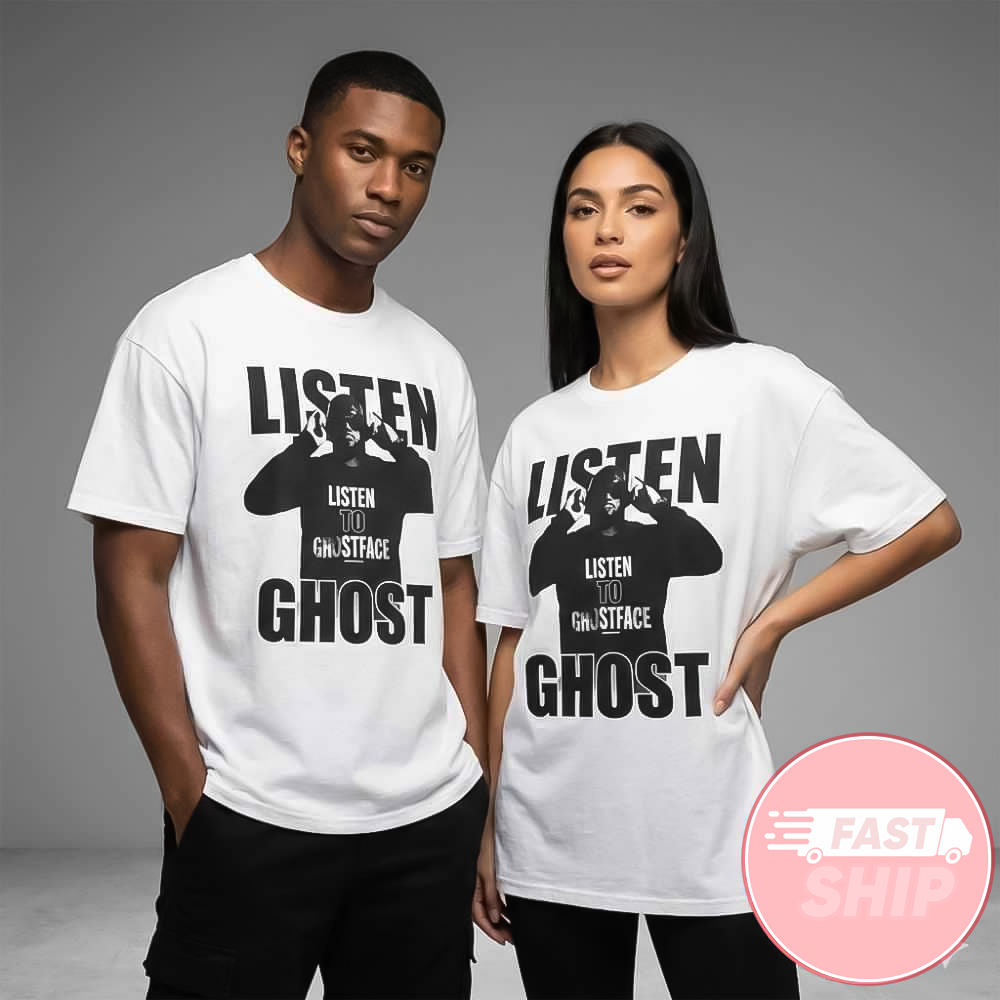 Ghostface Killah Supreme Clientele 2 Tour Spring Event February 14 2026 Valentine's Day Listen Ghost T-Shirt Ghostface Killah Supreme Clientele 2 Tour Spring Event February 14 2026 Valentine's Day Listen Ghost T-Shirt