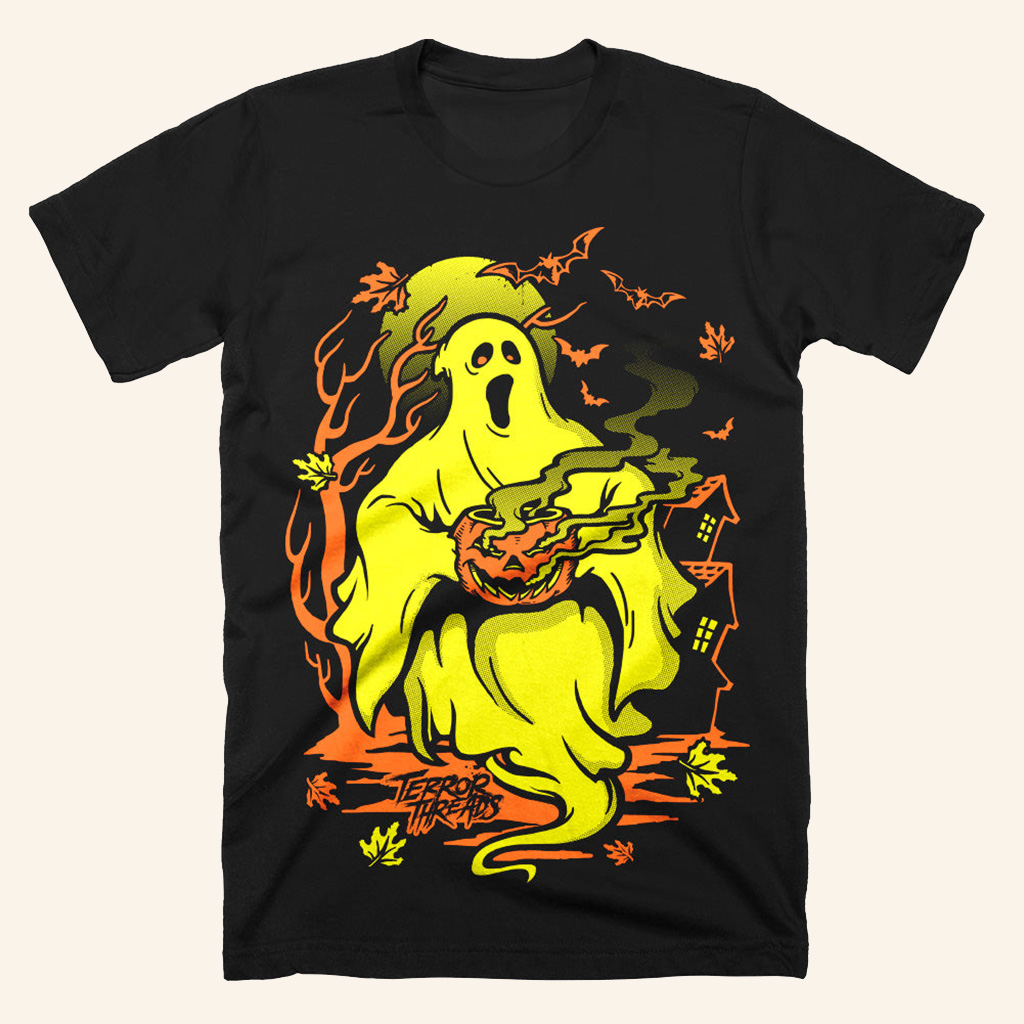 Ghostly Tales T-Shirt Halloween Themed Clothes Gift Ideas For Boyfriend