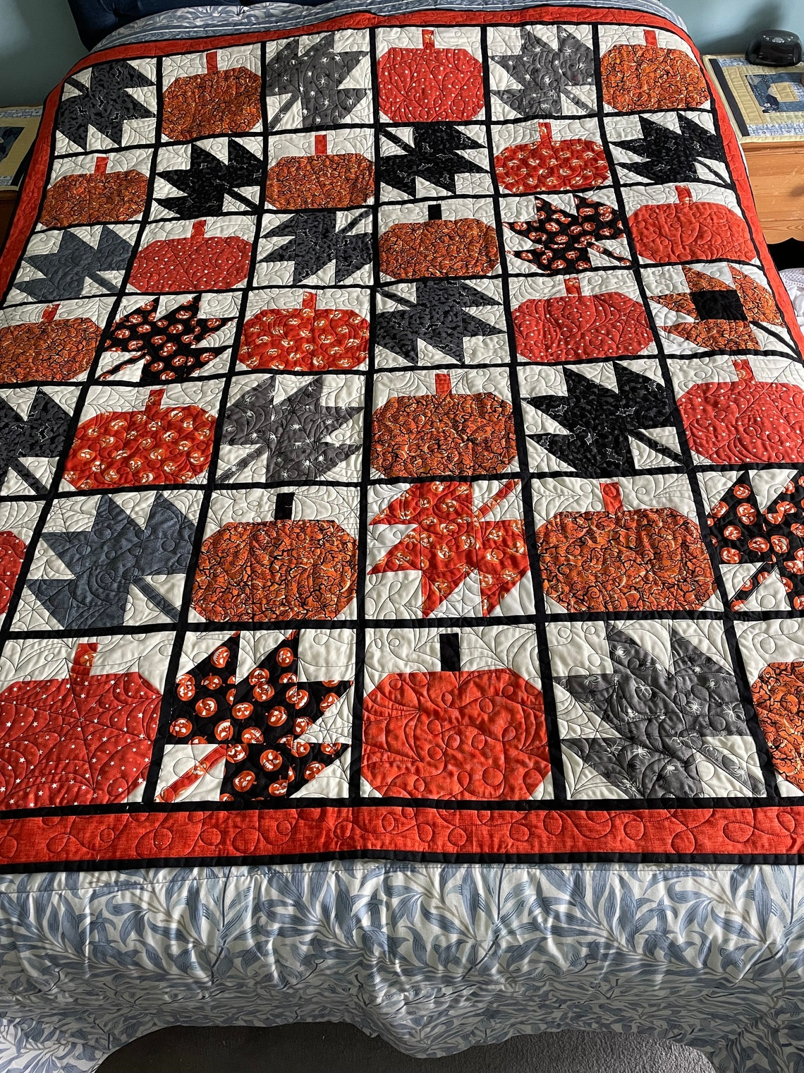 Ghoulish Delight Quilted Blanket Halloween Gifts For Teens