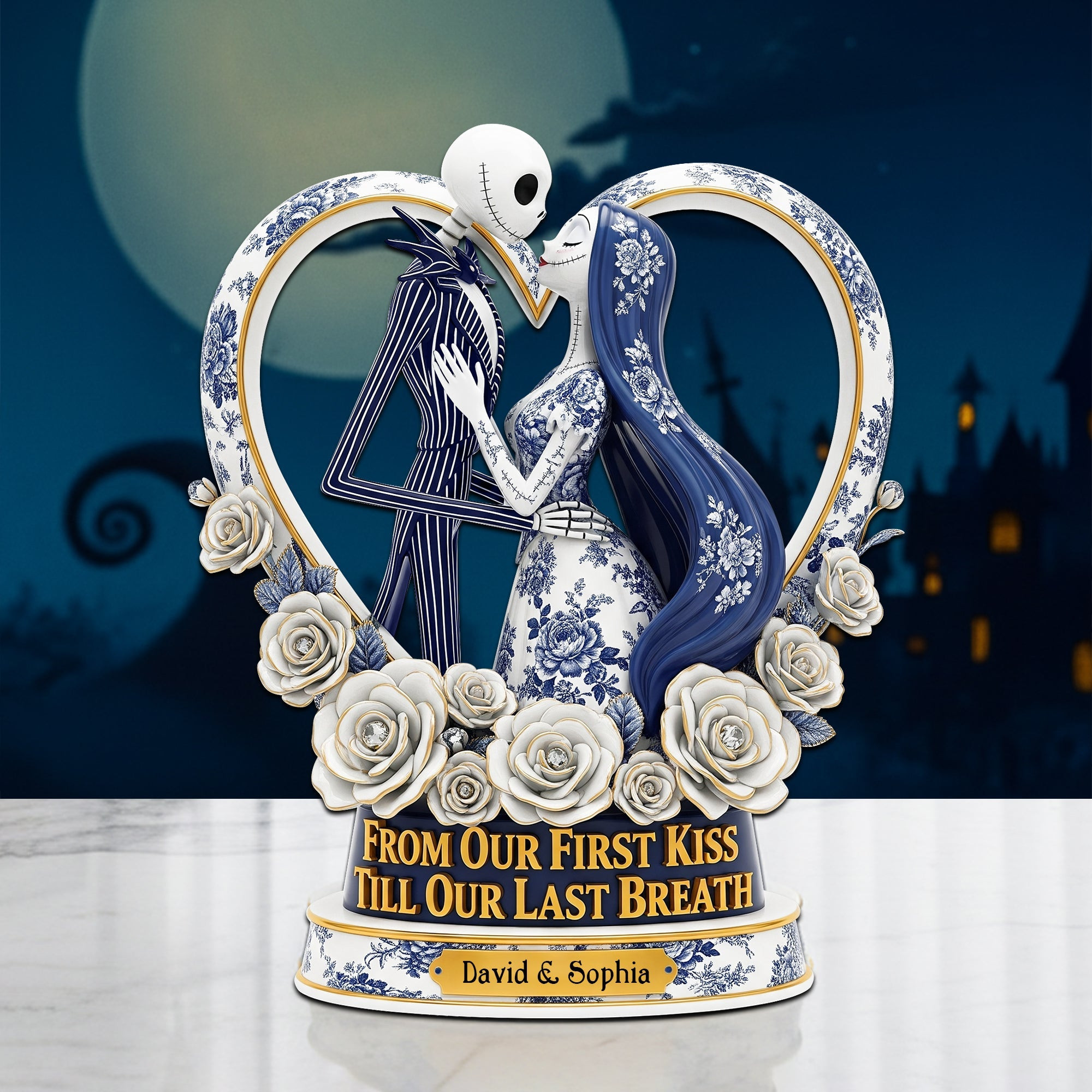 Ghoulmates Forever Acrylic Plaque - Personalized Christmas Gifts For Couples - Weird Christmas Gifts For Boyfriend