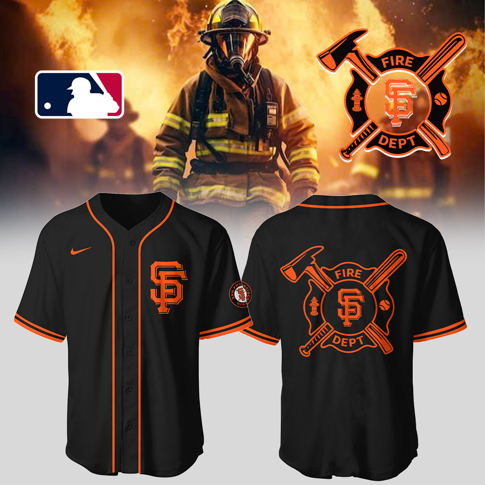 Giants x Firefighter Appreciation Night Jersey Gifts For Baseball Fans