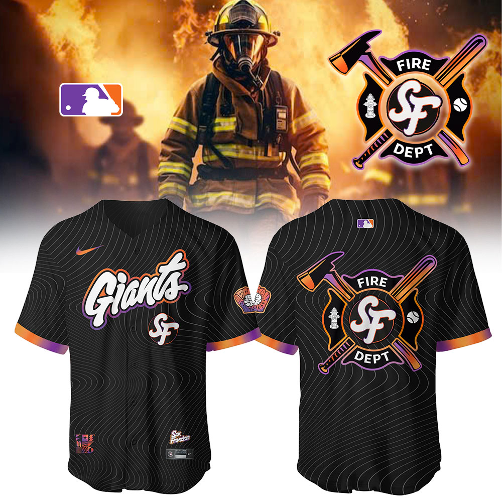 Giants X Firefighter Appreciation Night Jersey Unique Gift For Fan