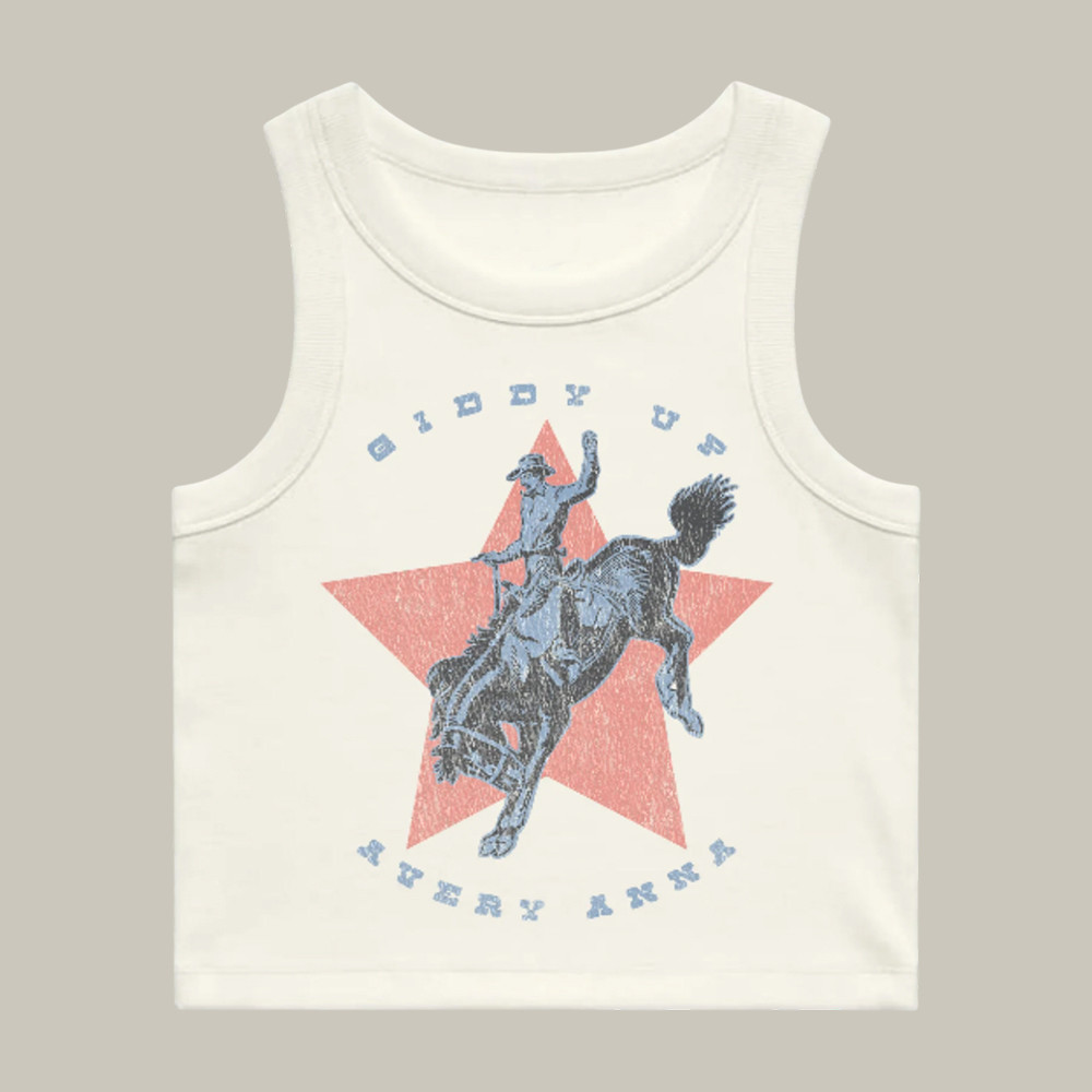 Giddy Up Avery Anna Tank Top Music Concert Outfit Avery Anna Lover Gift For Mother's Day