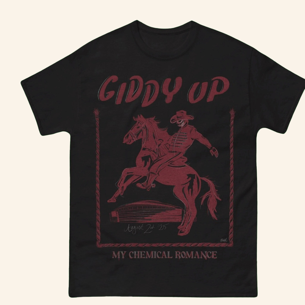 Giddy Up My Chemical Romance Arlington Shirt Giddy Up Merch Gifts For Friend Giddy Up My Chemical Romance Arlington Shirt Giddy Up Merch Gifts For Friend
