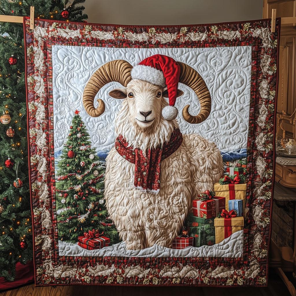 Gift Bringer Goat Quilt Perfect Quilt Blanket Gift for Family and Friends