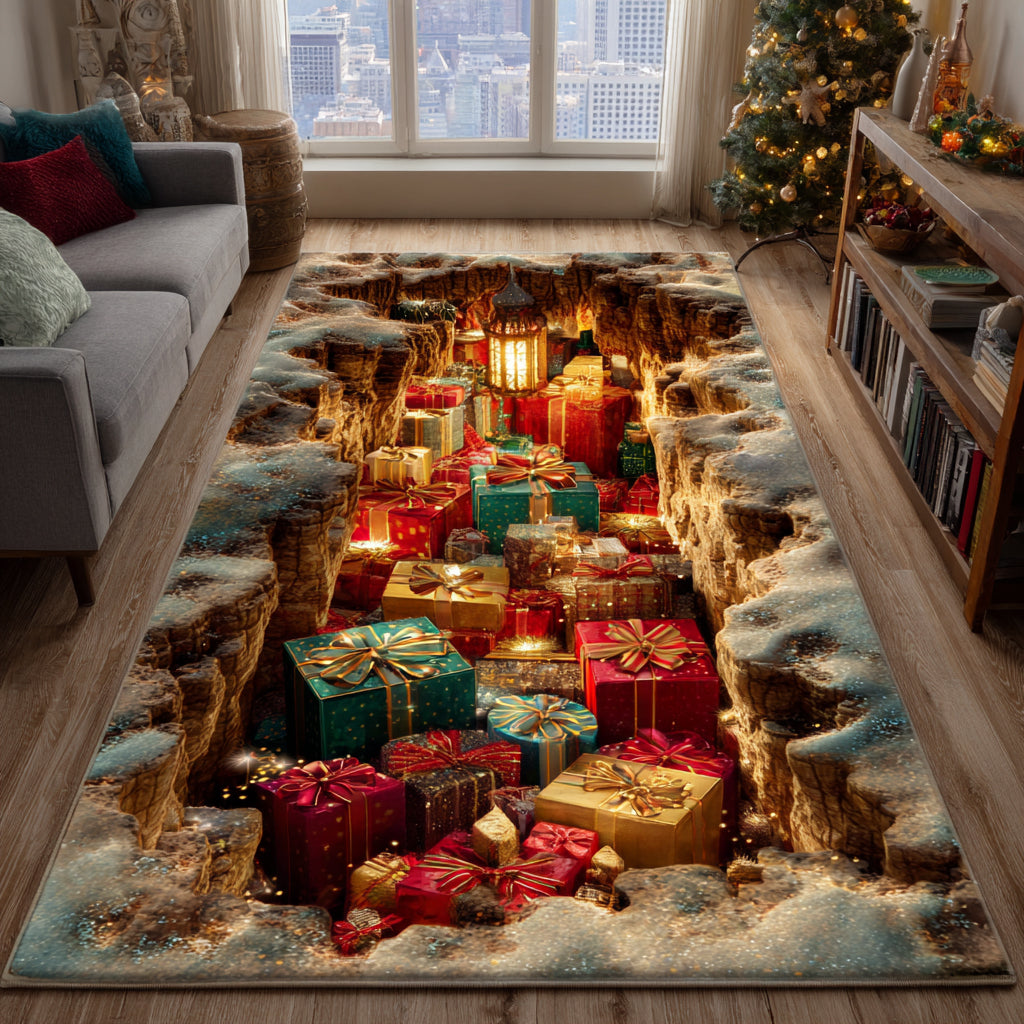 Gift Cave Area Rug Entryway Christmas Decor Ideas Family Gift Ideas For Xmas