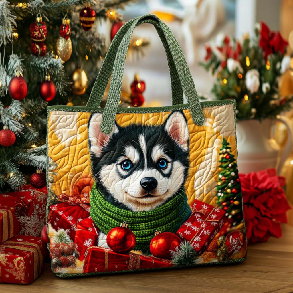Gift Pup Quilted Tote Bag Top Gifts For Dog Lovers